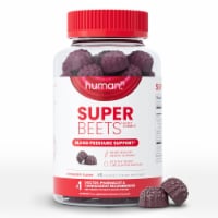 HumanN SuperBeets Strawberry Heart Gummies Perspective: Main