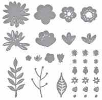 Spellbinders Etched Dies-Simply Perfect Layered Blooms