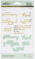 Spellbinders Glimmer Hot Foil Plate & Die By Yana Smakula-Special Sentiments