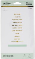 Spellbinders Glimmer Hot Foil Plates By Yana Smakula-Tiny Sentiments