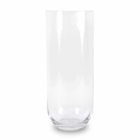 20"H Clear Round Bottom Glass