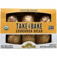Bake-At-Home Organic Sourdough 3 Loaves 54.6 Oz/1.55 Kg.