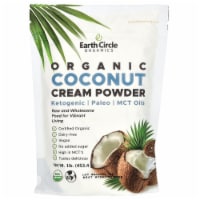 Earth Circle Organics Organic Coconut Cream Powder - 1 lb (453.4 g)
