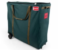 Northlight 16 x 36 Pine Green Christmas Big Wheel Multi Use Storage Bag