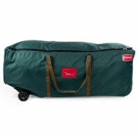 Northlight 58 Green No Drag Big Wheel Christmas Tree Storage Duffel Bag