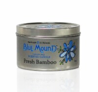 Blue Mound Fresh Bamboo Soy Wax Candle Perspective: Main