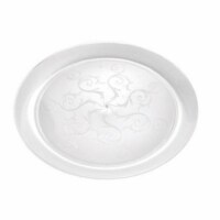 Fineline Settings 306 Savvi Serve 6.25 in. Clear Plate