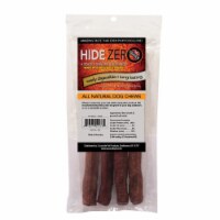 Hide Zero 813579023239 6 in. Bully Flavored Rawhide Alternative Chew in Zip Lock Bag - Pack o