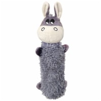 Schoochie Pet 553 Debbie Donkey Water Bottle Dog Toys- 11 in.