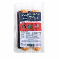 Wisconsin's Best™ & Wisconsin Cheese Company™ Colby Jack N Mild Beef Sticks Perspective: Main