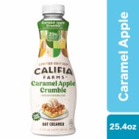 Califia Farms® Caramel Apple Crumble Oat Milk Coffee Creamer Perspective: Main