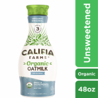 Califia Farms® Dairy Free Organic Original Oat Milk Perspective: Main
