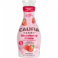 Califia Farms® Strawberry Creme Coconut & Strawberry Drink Perspective: Main