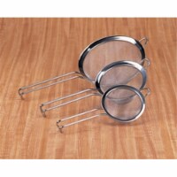 YBMHome 2312 Stainless Steel Fine Mesh Strainer Colander Sieve With Handle 12 Cm