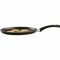 YBM Home kr9vc 9.5 in. Dia. Home Griddle Cookware Non-Stick Classic Crepe Pan with Riveted Ha