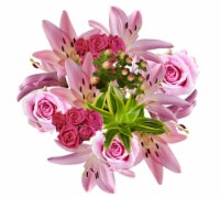 Rose and Lily Bouquet Perspective: Main