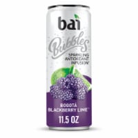 Bai® Bubbles Bogota Blackberry Lime Flavored Sparkling Bottled Water Perspective: Main