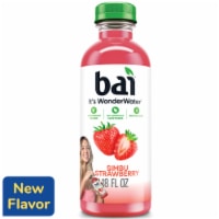 Bai Simbu Strawberry Antioxidant Infused Water Beverage Bottle Perspective: Main