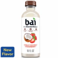 Bai Shala Coconut Strawberry Antioxidant Infused Water Beverage Bottle Perspective: Main