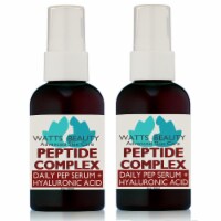 Watts Beauty Peptide Wrinkle Serum for Face and Body - 2 Pack
