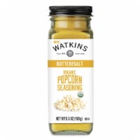 Watkins Inc. Organic Popcorn Seasoning - Butter/Salt 5.3 oz Jar