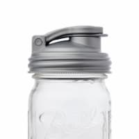 reCAP® Mason Jars Lid POUR cap | Wide Mouth | Black