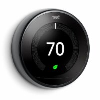 Google Nest T3018US Learning Thermostat 3rd Gen - Mirror Black