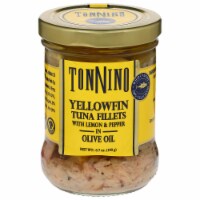 Tonnino Lemon & Pepper Tuna Fillets in Olive Oil Perspective: Main