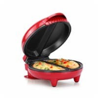 2-Section Omelet Maker Red