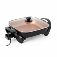 12 Inch Electric Skillet Copper