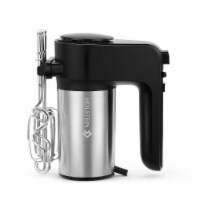 6 Speed Hand Mixer Black/Stainless