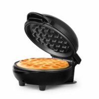 4 Inch Personal Waffle Maker Black