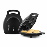 6-Section Arepa Maker w/Handle Matte Black