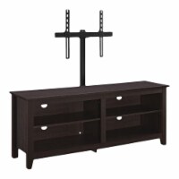 58  Simple Wood TV Stand With Mount in Espresso