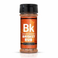 Spiceology 108179 4.2 oz Brisket Rub Seasoning Grill Bottle