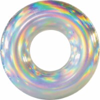 PoolCandy Holographic Ride-On Tube Pool Float PC2042HG