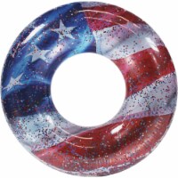 PoolCandy Stars & Stripes Jumbo Glitter Pool Tube Float