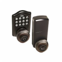Honeywell Electronic Entry Knob Door Lock Oil Rubbed Bronze