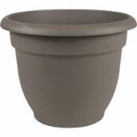 Bloem Ariana 10 In. Plastic Self Watering Charcoal Planter AP10908