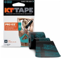 KT™ Tape Pro Ice™ Menthol Infused Precut Tape - Black Perspective: Main