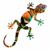 Next Innovations 101410019-JUBILEEORANGE 18 x 14 in. Jubilee Orange Medium Gecko Wall Art