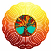 Next Innovations 101408801-TREEOFLIFE 10 in. Tree of Life Wind Spinner Yard Art