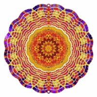 Next Innovations 101408001-KASHMIR 10 in. Kashmir Wind Spinner Yard Art