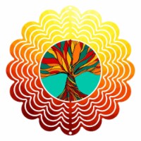 Next Innovations 101401001-TREEOFLIFE 6 in. Tree of Life Wind Spinner Yard Decor