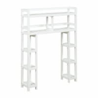 Newridge Home Solid Wood Dunnsville 2-Tier Space Saver With Side Storage For Your Bathroom