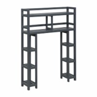 Newridge Home Solid Wood Dunnsville 2-Tier Space Saver With Side Storage For Your Bathroom