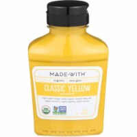 MadeWith 276970 9 oz Yellow Organic Mustard, Pack of 6