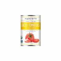 MadeWith 276957 14.5 oz Diced No Salt Organic Tomato, Pack of 12