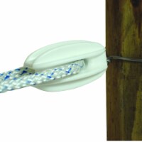 Field Guardian Heavy Duty Tie on Corner/End - Polyrope - White - 10/pk