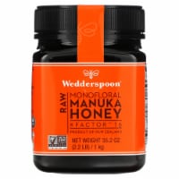 Wedderspoon Raw Monofloral Manuka Honey KFactor 16 - 2.2 lb (1 kg)